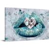 OuElegent Lienzo de labios para pared pintura de_1