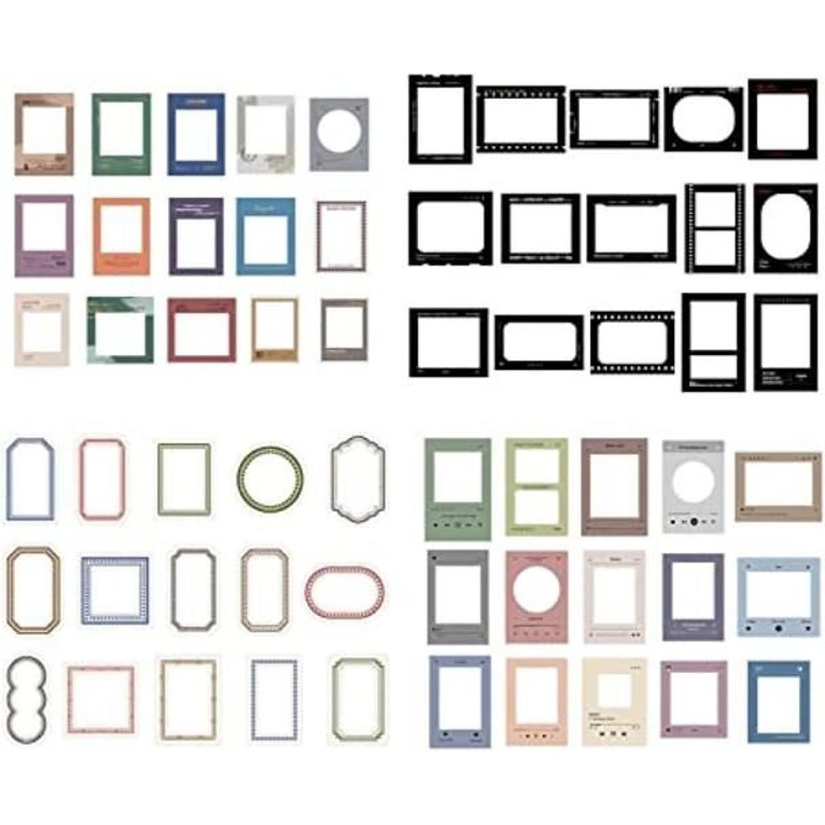 Juego de 60 calcomanías decorativas para álbumes de