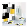 Juegos de baño modernos de color amarillo y negro con_3
