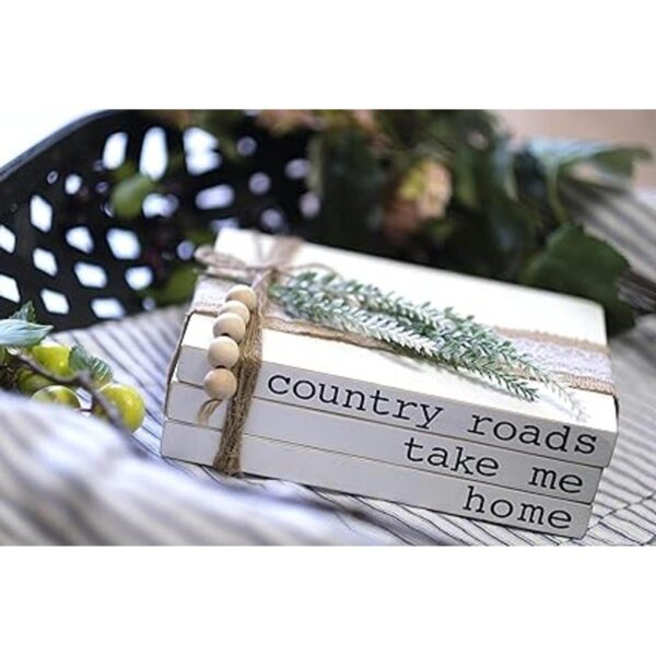 Lavender Inspired Libros decorativos para decoración del_3