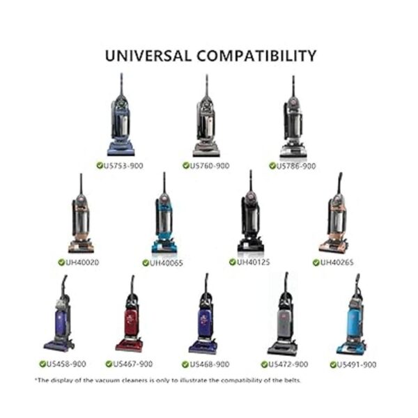 JEDELEOS Correas de repuesto estilo 160 para Hoover_3