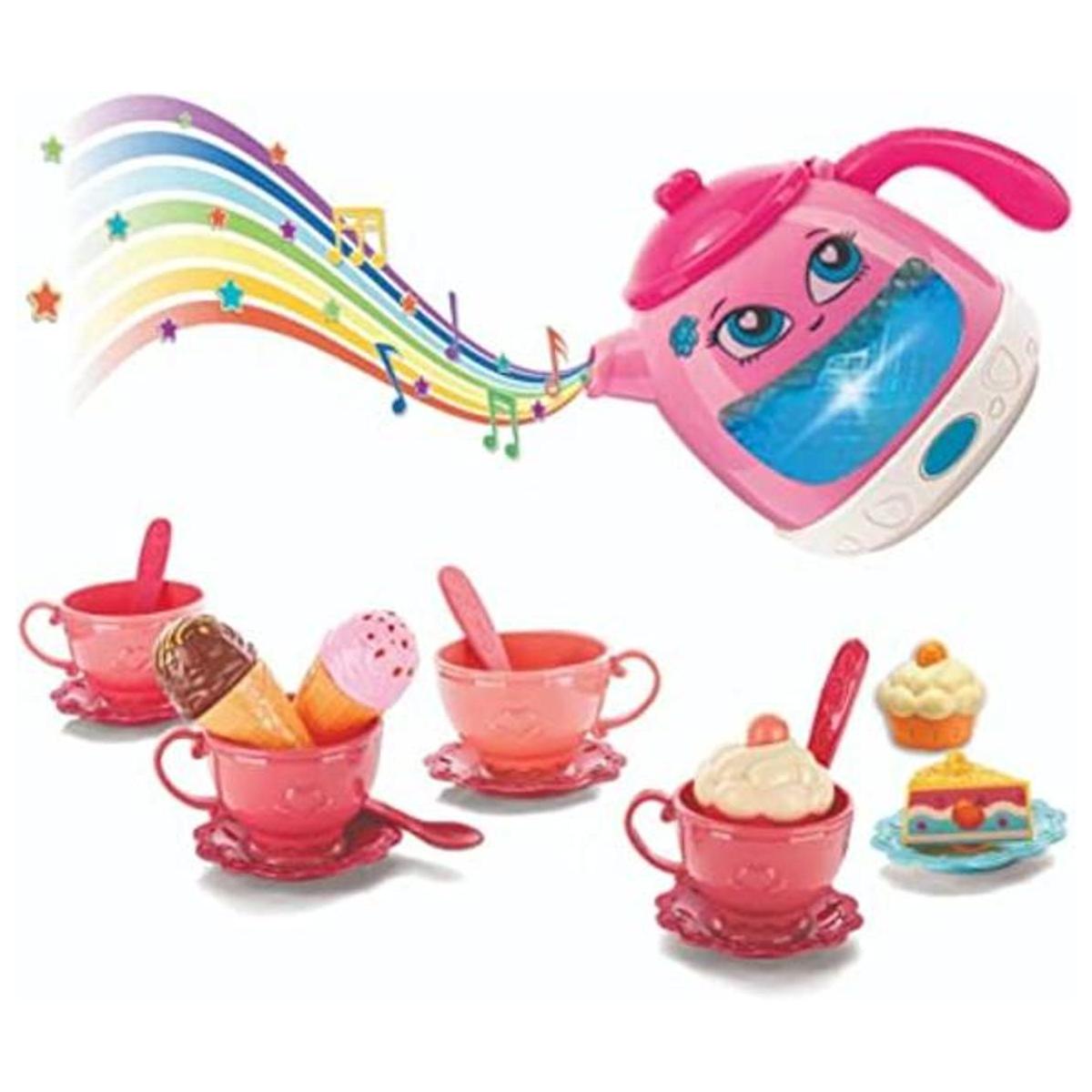 Jimbalaya Juego de té para niñas pequeñas juego de té de