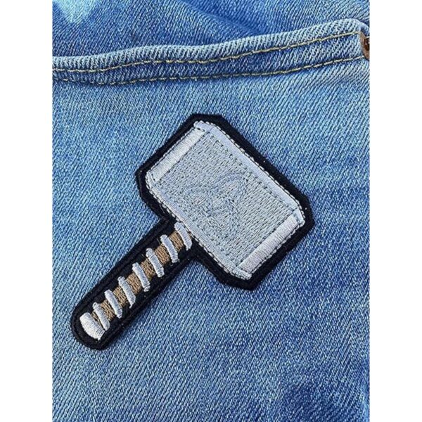 LUXPA Mjlnir Hammer Parche bordado de alta calidad para_3