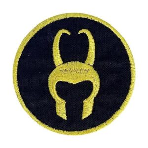 LUXPA Loki Parche bordado de alta calidad para planchar_1