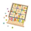BOHS Juego de mesa de Sudoku de madera arcoíris con cajón_2