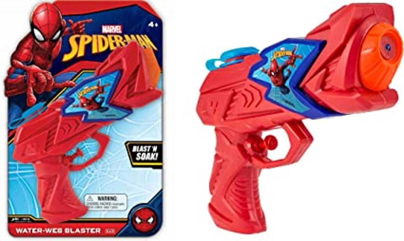 Marvel Spiderman Pistola de agua para chorros de agua
