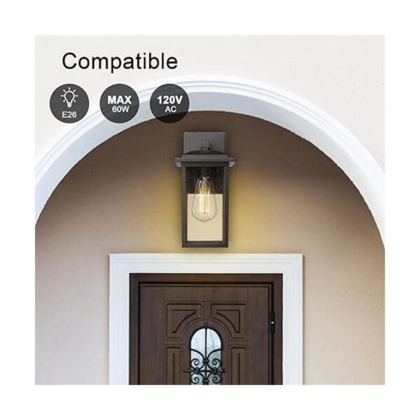 Diyel RZ010 BK Apliques de pared para exteriores 1_3