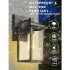 Diyel RZ010 BK Apliques de pared para exteriores 1_2