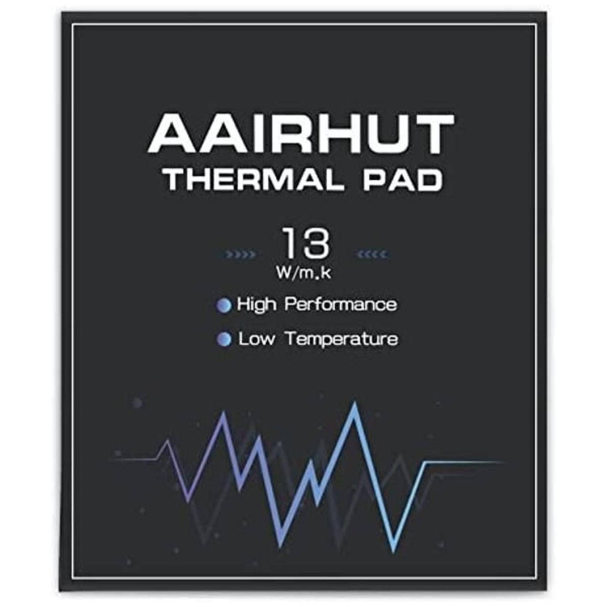 Aairhut Almohadilla térmica de 13 WmK 4.724 x 4.724 x