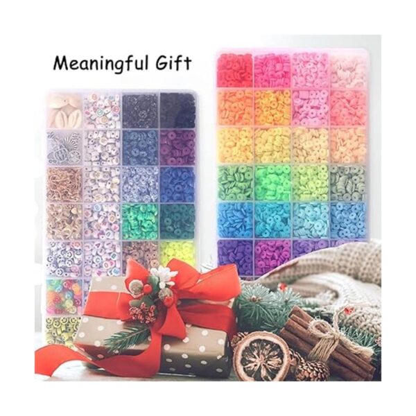 QUEFE 10500 cuentas de arcilla de 42 colores para hacer