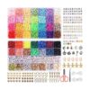 QUEFE 10500 cuentas de arcilla de 42 colores para hacer