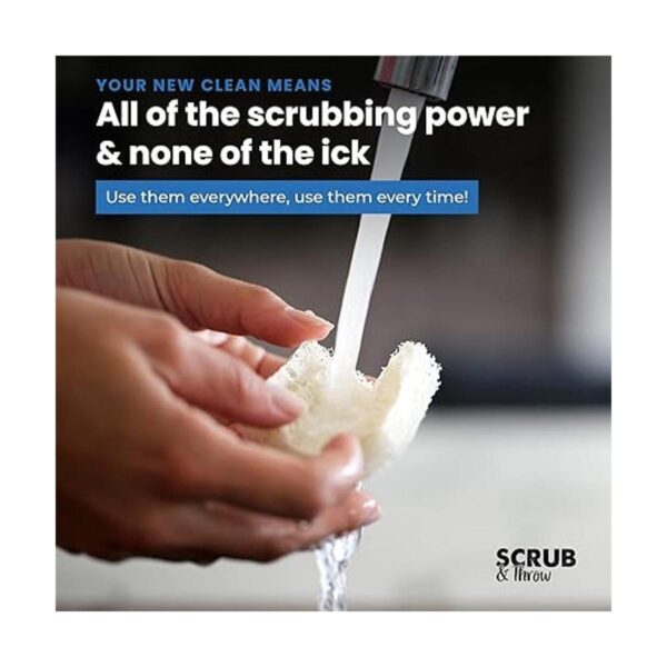 Scrub Throw Esponjas exfoliantes paquete de 30_2