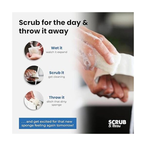 Scrub Throw Esponjas exfoliantes paquete de 30_3