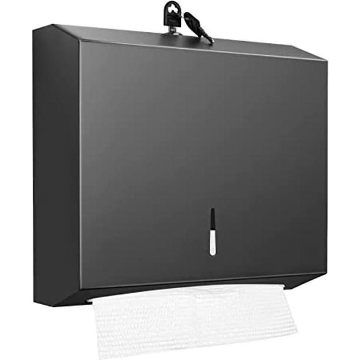 Dispensador de toallas de papel comercial para montaje en