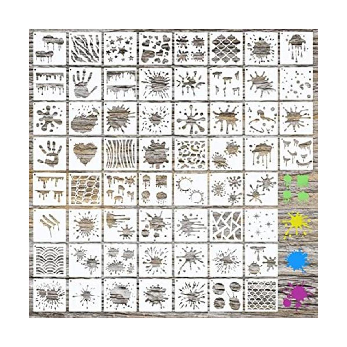 60 plantillas de manchas y salpicaduras para zapatos