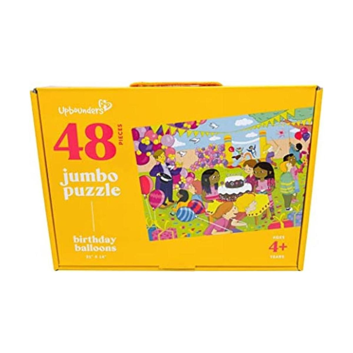 Upbounders Globos de cumpleaños rompecabezas jumbo de 48