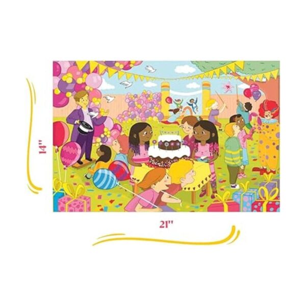 Upbounders Globos de cumpleaños rompecabezas jumbo de 48_4