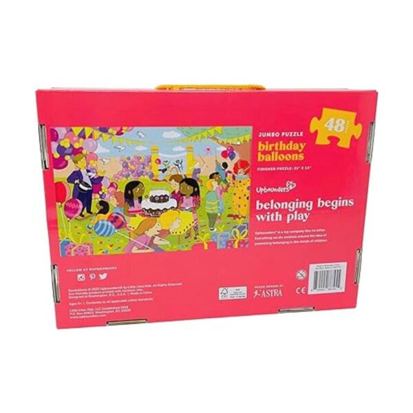 Upbounders Globos de cumpleaños rompecabezas jumbo de 48_3