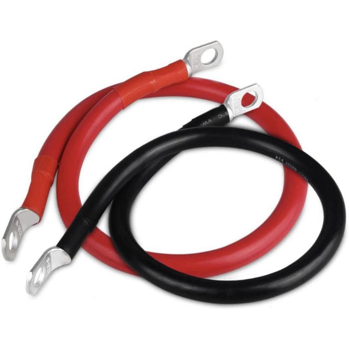 Juego de cables inversores de corriente de batería de 6