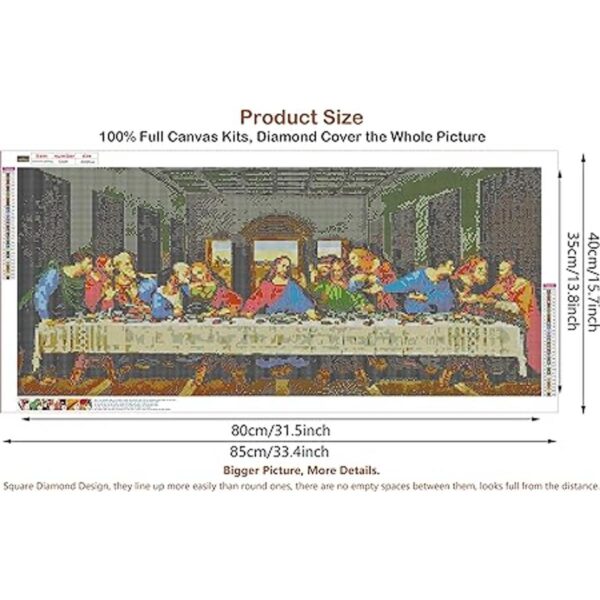 JesMolla DIY 5D Full Square Diamond Painting by Number