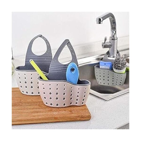 Paquete de 2 soportes de esponja de cocina organizador de