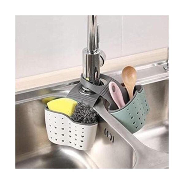 Paquete de 2 soportes de esponja de cocina organizador de