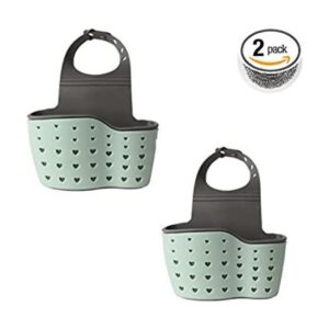 Paquete de 2 soportes de esponja de cocina organizador de
