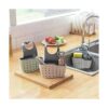 Paquete de 2 soportes de esponja de cocina organizador de