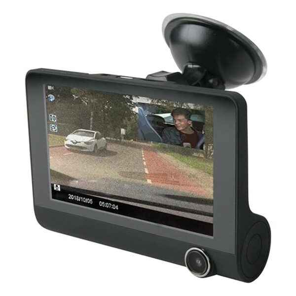 Scosche DDVR2XFHDSP1 HD DVR doble lente frontal y trasera_1