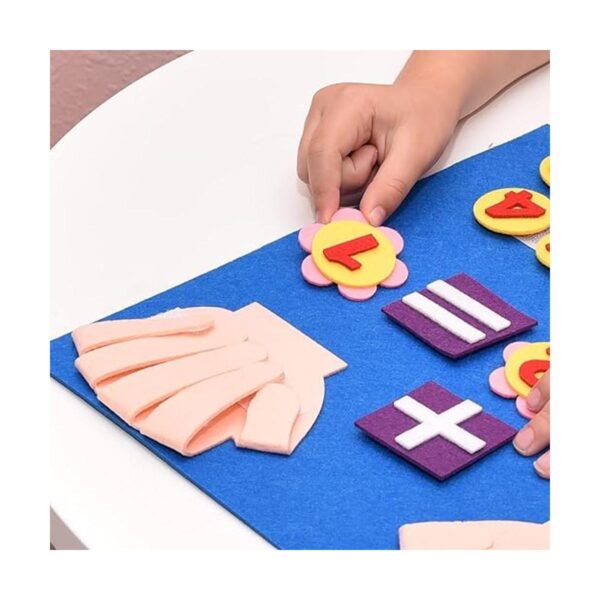 Montessori Juguete educativo de fieltro para niños_4