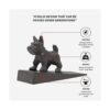 SEBAGO IRONWORKS Tapón de metal para puerta de perro