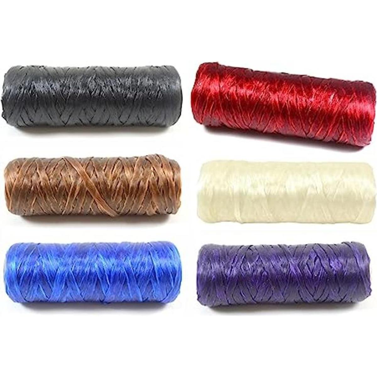 Kulay Bobbin Hilo de polietileno plano encerado con hilo