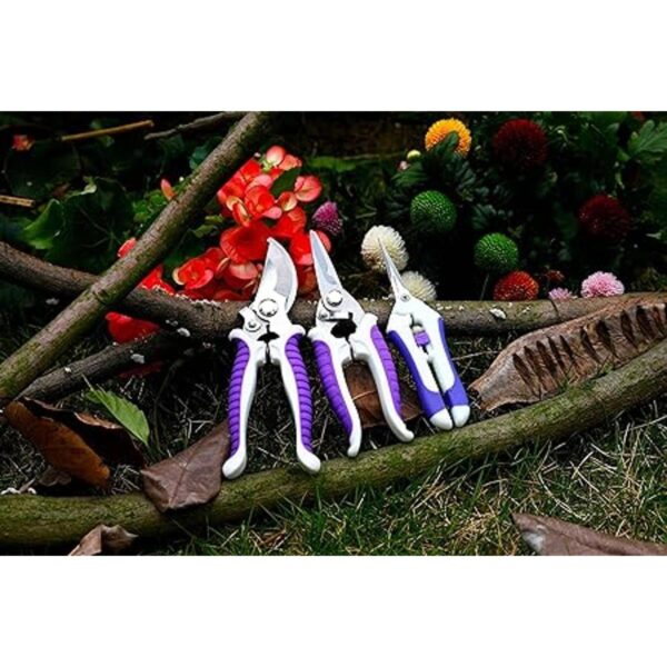Tijeras de podar de jardín podadora de mano de acero_2