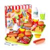 Juego de 30 juguetes de comida de simulación para cocina