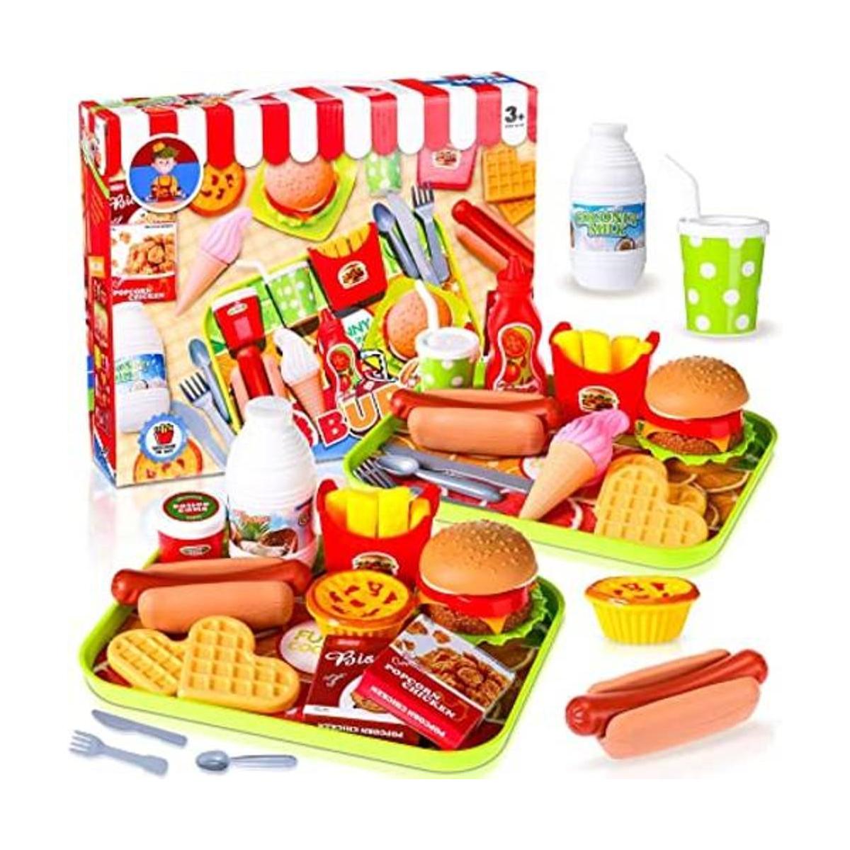 Juego de 30 juguetes de comida de simulación para cocina
