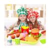 Juego de 30 juguetes de comida de simulación para cocina