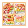 Juego de 30 juguetes de comida de simulación para cocina