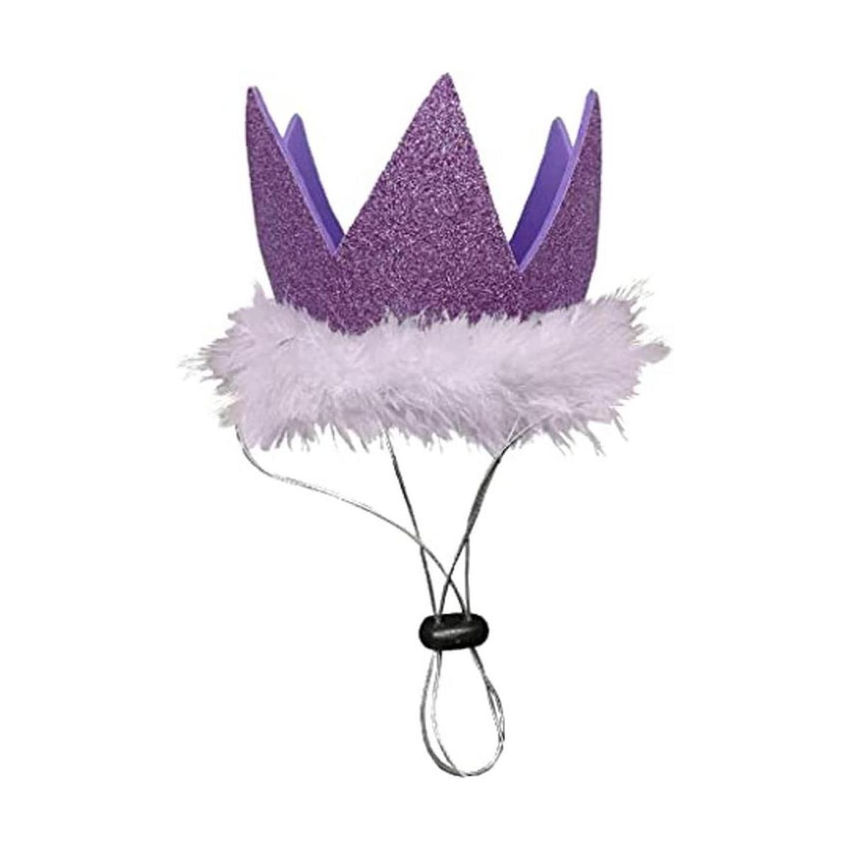 HK Corona de fiesta Morado Corona para perros y