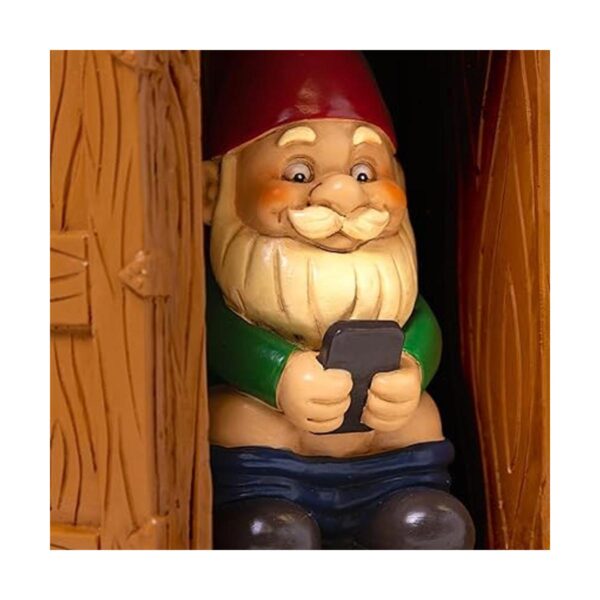 Kwirkworks Funny Garden Gnomo Figura de estatua de gnomo_2