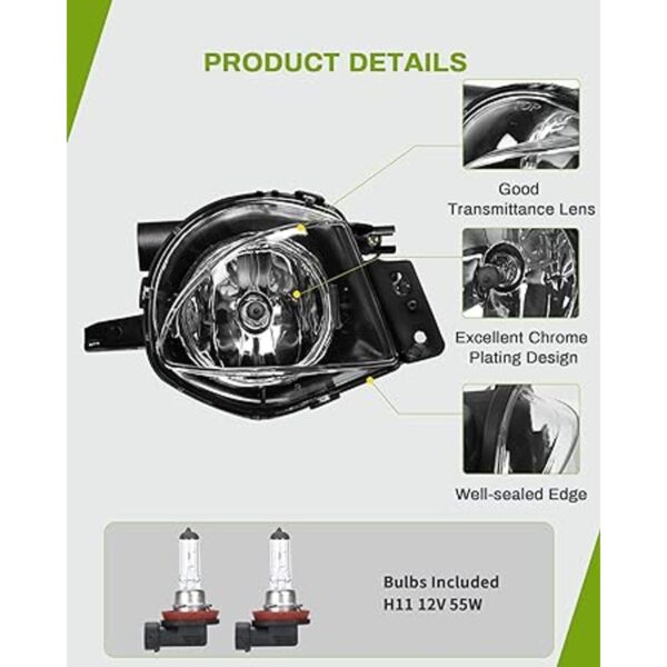 AUTOSAVER88 Luces antiniebla compatibles con BMW E90 Serie_4
