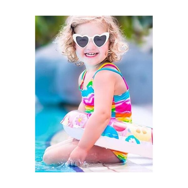 6 paquetes de gafas de sol en forma de corazón para niños_5