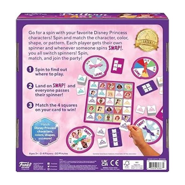 Funko Juego de fiesta con patrón de princesa de Disney_2