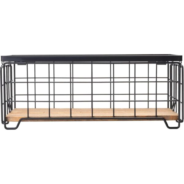 Cesta de almacenamiento de alambre de metal soporte para_6