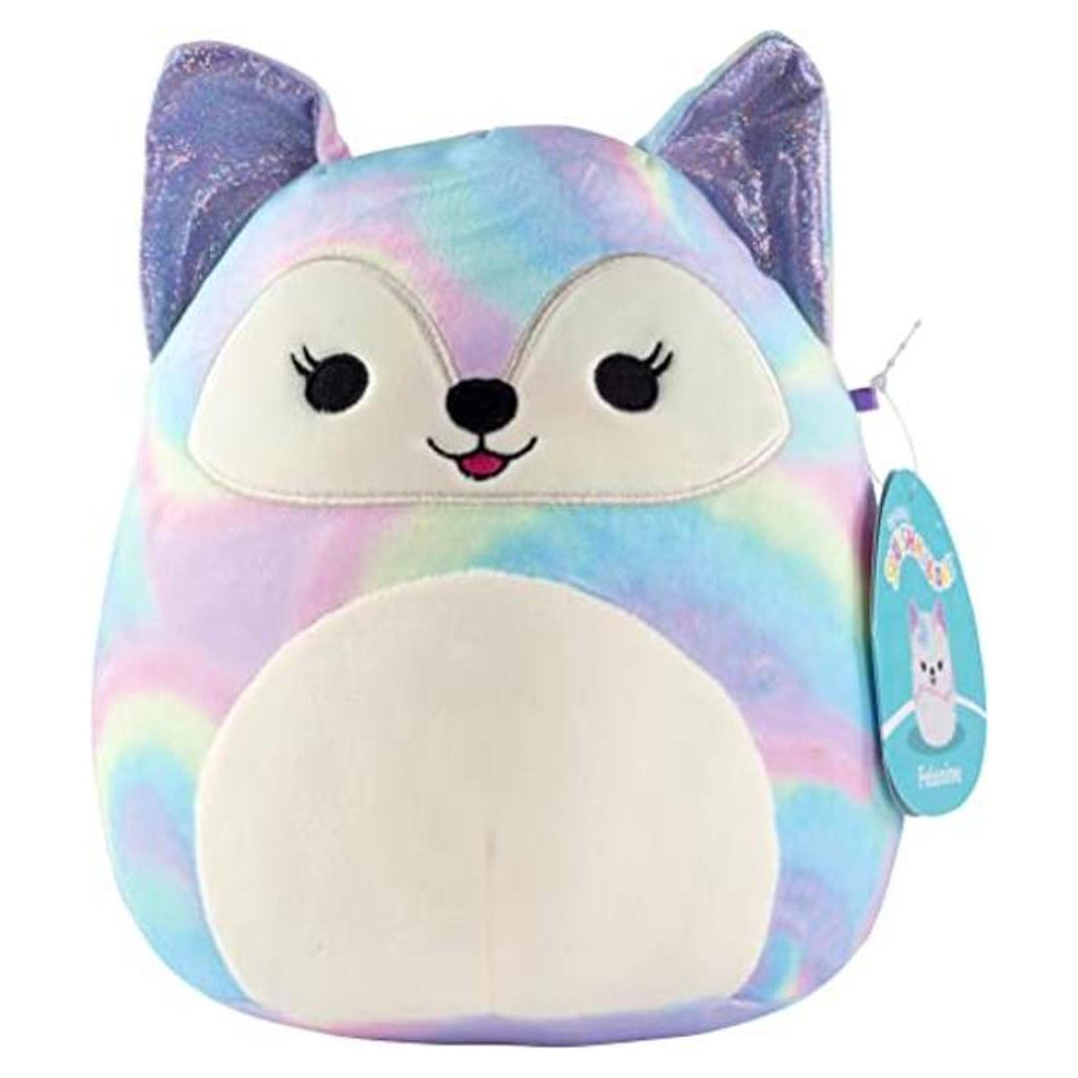 Squishmallow Felexine The Rainbow Fox Peluche oficial