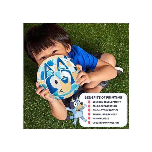 Bluey Paint Your Own Stepping Stone diseño de 7 piezas de