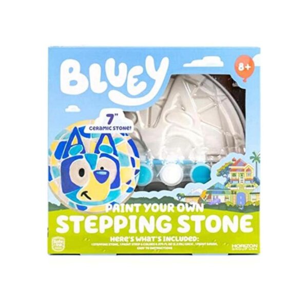 Bluey Paint Your Own Stepping Stone diseño de 7 piezas de