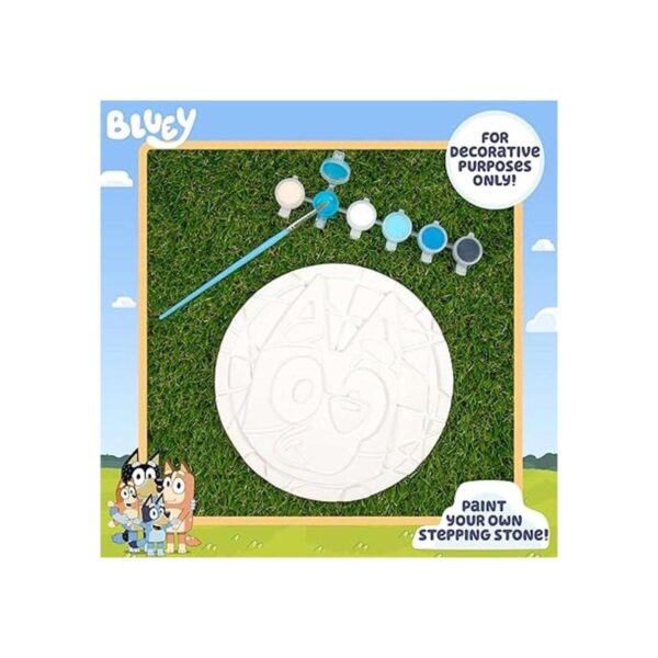 Bluey Paint Your Own Stepping Stone diseño de 7 piezas de