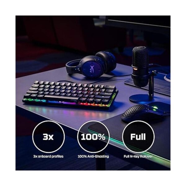 HyperX Alloy Origins 60 Teclado mecánico para juegos_6