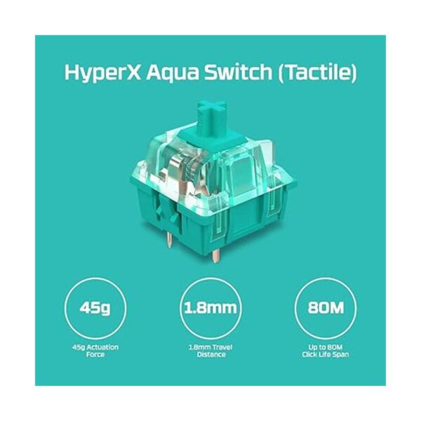 HyperX Alloy Origins 60 Teclado mecánico para juegos_4