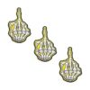 HHO Juego de 3 parches de mano amarillos para el dedo_1